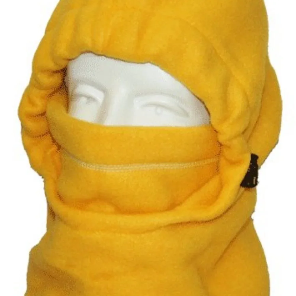 Gold Fleece Versatile Hood for skiing, snowblowing, snowboarding, truck… - Picture 1 of 4
